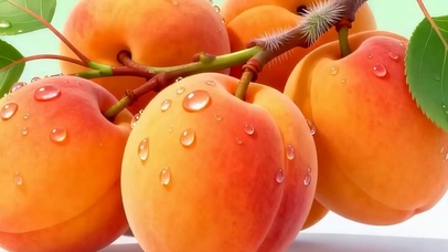 护眼小清新桃枝带鱼屏