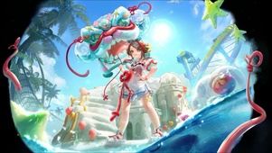 嗷呜 狮跃浪花