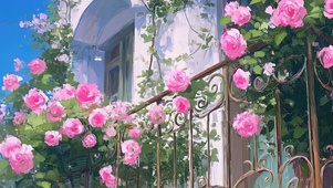 护眼花景带鱼屏