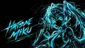 酷炫荧光初音未来