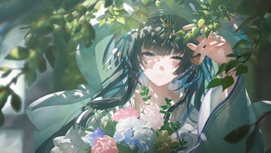 赛琳娜__林间花影