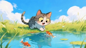 小猫的鱼塘