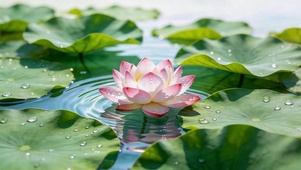 露染荷花