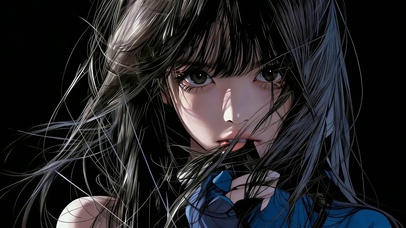 黑发冷眸少女4K