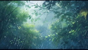 24节气——烟雨朦胧