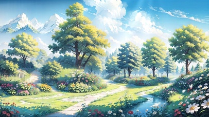 清新护眼小森林