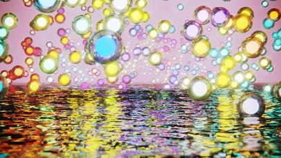 水面上的星空胶囊