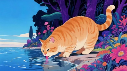 花岛橘猫