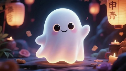 可爱小幽灵