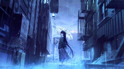 雨天少女