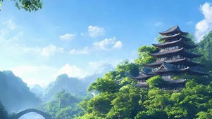 山川绿景带鱼屏