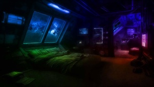 深邃的宇宙船舱