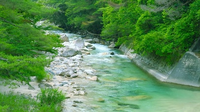 清新护眼流水