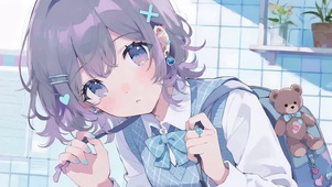 情侣壁纸-可爱女孩