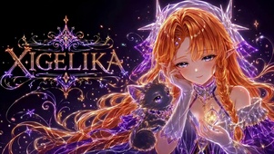 炫彩线画星光精灵美少女西格莉卡
