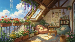 治愈鲜花阳光房