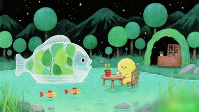 小奶龙和它的绿植鱼舱