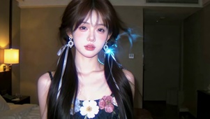 氛围感双马尾清纯女神
