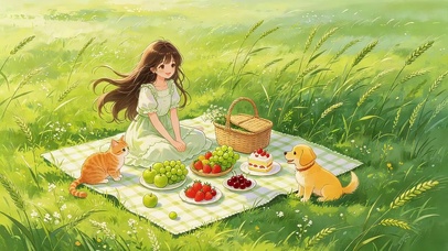 草地上野餐
