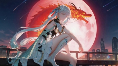 红月龙影都市少女今汐