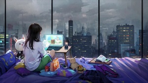 一个人的雨夜