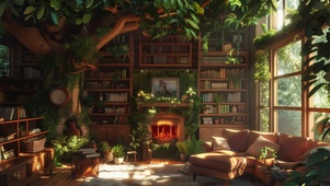 绿植书房