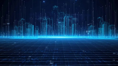 科技大数据数字雨