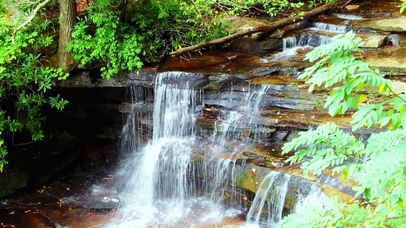 唯美夏日小溪4K