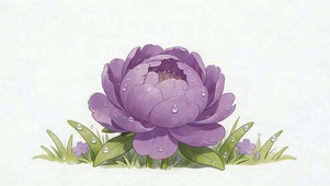 露水花朵