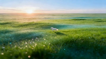 旷野的草原小马