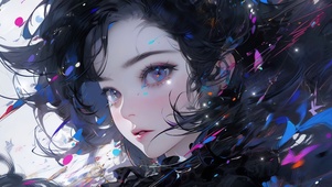 彩色少女