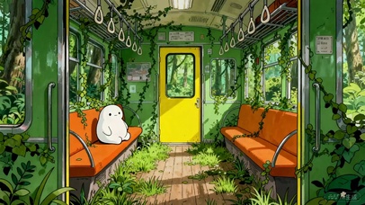 吉卜力-森林车厢