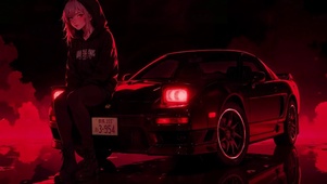 女孩汽车