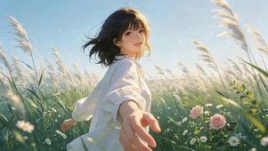 情侣壁纸—芦苇女孩