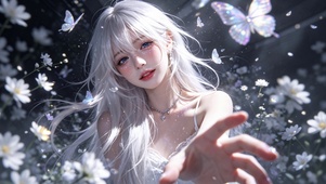 银发少女