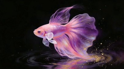 唯美的金鱼