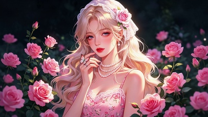 插画女孩