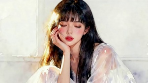 黑长直文艺少女