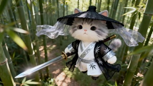 竹林功夫猫咪