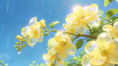 护眼树木带鱼屏