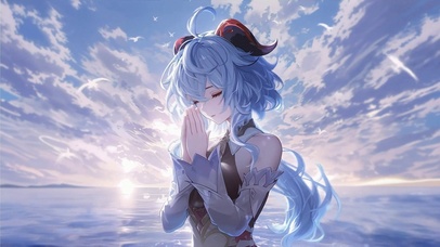 甘雨丨晴海聆风丨