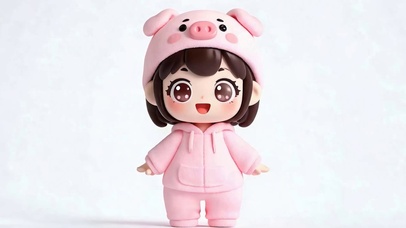 穿着睡衣女孩