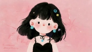 可爱小女孩