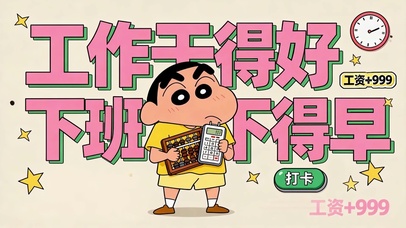 工作干得好下班下得早