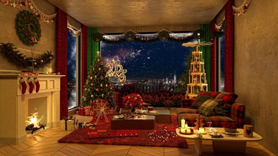 2023城市新年圣诞房间