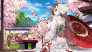 樱花花嫁少女