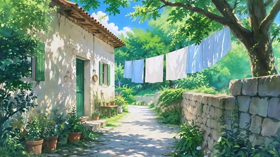 晴日小院 护眼4K