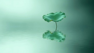 一叶清荷