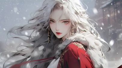 银发少女