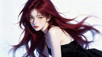治愈长发女孩